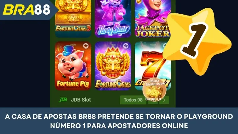 A casa de apostas BR88 pretende se tornar o playground número 1 para apostadores online