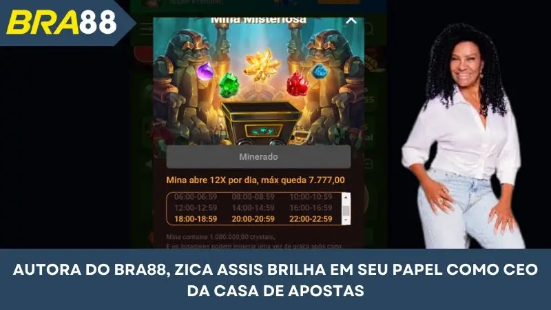 A Autora do BRA88, Zica Assis brilha em sua atuação como CEO da casa de apostas