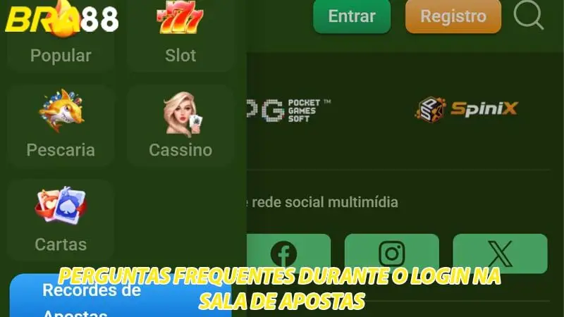 Perguntas frequentes ao participar do lobby de apostas