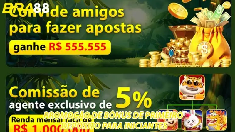 O promoção de bônus de primeiro depósito para novos usuários